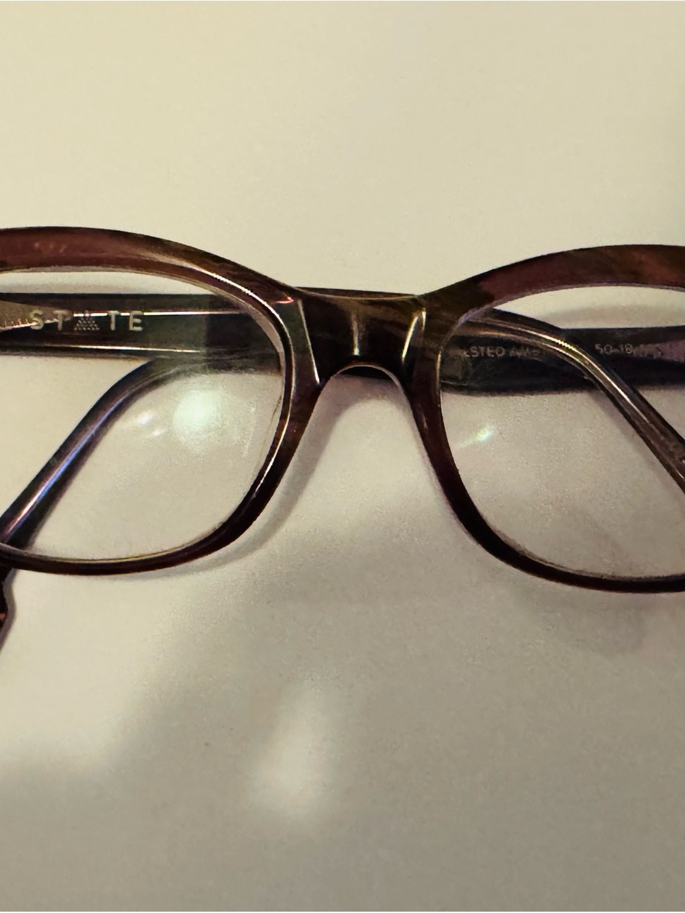 State HAESTED-AMETHYSY50-18-140 Eyeglass frame/ Pre-Ownded